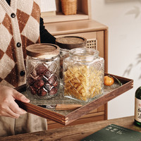 88VIP：CRISTALGLASS 格娜斯 玻璃瓶蜂蜜罐密封罐复古海棠花储物罐收纳罐咖啡茶叶罐干果