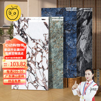 苹果精灵广东佛山750x1500瓷砖奢石大板通体大理石亮光砖轻奢风餐客厅地砖 DJ7159L05S路易斯蓝 750x1500