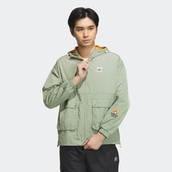 adidas 阿迪达斯 连帽夹克外套男装adidas阿迪达斯官方outlets三叶草IK8594