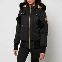 MOOSE KNUCKLES 金色 Debbie 棉尼混纺连帽外套