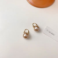 Trendolla 簡約個性潮精致珍珠耳扣時尚百搭氣質網紅耳環韓國輕奢設計感耳飾