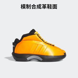 adidas CRAZY 1 J经典篮球运动鞋男大童阿迪达斯三叶草ID6198 橘/黑 38.5(235mm)