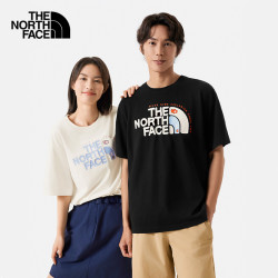 北面 thenorthface北面t恤春夏新款情侣户外舒适透气山夏印花短袖8csz