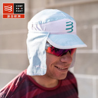 COMPRESSPORT 全防护冰帽 Ice Cap Sun Shade 白蓝 均码