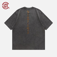 CLOT CLOTTEE by CLOT榫卯脊骨短袖T恤 榫卯系列 陈冠希主理 水洗黑色 XXL