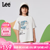 Lee儿童短袖T恤2024夏季新款童装圆领套头宽松休闲男女童上衣打底衫