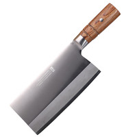 拓黑将大菜刀67层大马士革钢中式切片切肉厨师刀家用不锈钢厨房刀具