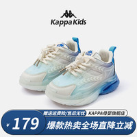 Kappa Kids卡帕儿童鞋老爹鞋女童春季软底防滑女孩运动休闲鞋 蓝色|单鞋|四季可穿 37码 内长23.3适合脚长22.3