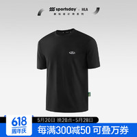 HLA 海澜之家 短袖T恤23SPORTSDAY运动飞盘圆领凉感短袖男夏季