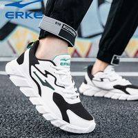 ERKE 鸿星尔克 男鞋运动鞋夏季新款网面透气跑步鞋官方正品厚底老爹鞋子