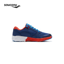 saucony 索康尼 WIND 2.0 男童跑鞋运动鞋轻便网面儿童鞋缓震跑步鞋