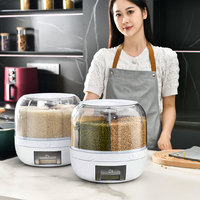 Jeko&Jeko JEKO 五谷杂粮透明密封米桶 绿色