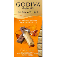 88VIP：GODIVA 歌帝梵 醇享系列蜂蜜扁桃仁牛奶巧克力90g情人节