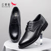 REDDRAGONFLY 红蜻蜓 男鞋2024年春季新款时尚英伦系带轻便休闲皮鞋男WHL14422