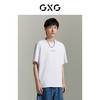 GXG 男装 商场同款柏拉兔联名短袖T恤 23年夏季 白色 165/S