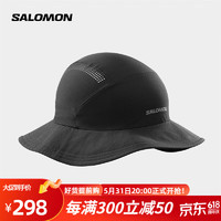 salomon 萨洛蒙 男女款 户外运动休闲日常透气舒适山系渔夫帽子 MOUNTAIN HAT 深黑色