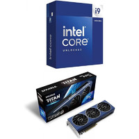 intel 英特尔 i9-14900KF 游戏台式机处理器 + Sparkle Arc A770 Titan 显卡 默认