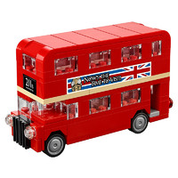 LEGO 乐高 40220创意伦敦巴士bus男孩女孩拼装积木玩具礼物