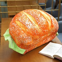 Ghiaccio 吉娅乔 搞怪汉堡包靠枕面包抱枕靠垫沙发坐垫折叠玩偶生日礼物 面包