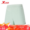 XTEP 特步 运动裤女梭织短裤健身跑步876228240171 冰水绿 XL