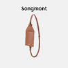 Songmont 崧 山下有松挂耳系列腰包耳机手机包头层牛皮设计师新款胸包