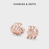 CHARLES & KEITH CHARLES&KEITH春夏配饰CK5-42120294女士圈定多层金属耳环