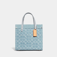 COACH 蔻驰 田园水洗牛仔布托特包 22
