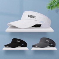 PEAK 匹克 帽子透气太阳帽跑步运动休闲遮阳帽运动帽中性空顶帽