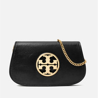 TORY BURCH Reva 皮质斜挎包