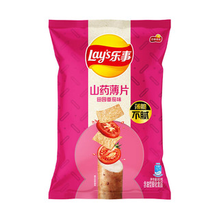 88VIP：Lay's 乐事 山药薄片田园番茄味80g×1包零食小吃休闲食品凑单夜宵