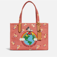 COACH 蔻驰 x Disney 联名 花卉米奇再生帆布托特包