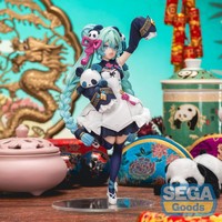 SEGATOYS 初音未来Luminasta 熊猫cosplay 二次元 中国风时装 景品手办
