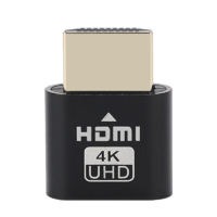 均橙 HDMI显卡欺骗器 4K分辨率 HDMI虚拟显示器头