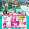 韩美尚 六一儿童节幼儿园跳蚤市场海报装饰爱心义卖摊位挂布横幅场景布置