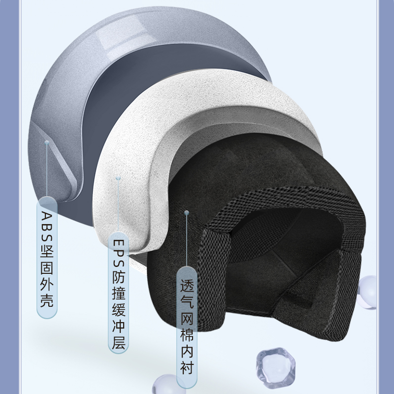 新国标3C认证电动车头盔 高清长镜