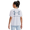 安德玛 官方奥莱UA 春夏女士透气半袖跑步健身训练运动宽松短袖T恤