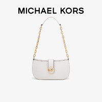 MICHAEL KORS 迈克·科尔斯 礼物送女友MK女包CARMEN链条单肩包 小号 白色