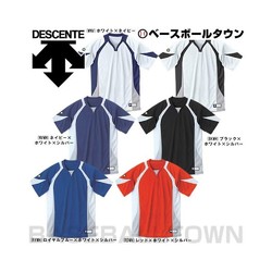 DESCENTE 迪桑特 日本直邮 棒球棒球衬衫男式 Descente T恤基本款衬衫专业型号网状