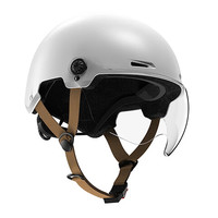 maooba 猫八 电动车头盔3C认证男女四季通用夏季摩托车电瓶车轻便防晒安全帽半盔 适用头围（56-60CM）