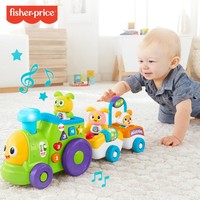 Fisher-Price 小贝贝学习火车早教学爬行学步车亲子益智学爬婴儿玩具