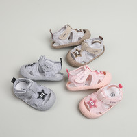 XiaoLiuBbao 小溜宝 婴儿凉鞋夏季新款1-2岁男女宝宝学步鞋透气软底包头儿童鞋