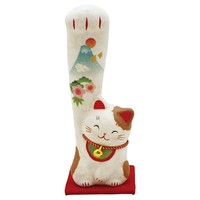龙虎 日本直邮龙虎家居饰品可爱招财猫装饰品和纸彩绘做工精致