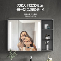 KUKa 顾家家居 轻奢浴室柜现代简约卫生间陶瓷一体洗脸盆洗手盆柜组合