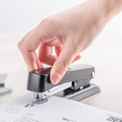 乐辰翔订书机办公用可钉25页订书器学生用订厚书钉书机大号家用手握式