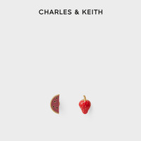 CHARLES & KEITH CHARLES＆KEITH2021春季新品CK5-42120283情人节女士清新柠檬耳环 Yellow黄色