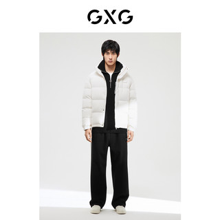 GXG 奥莱 22年男装 潮流休闲双色立领短款羽绒服男士 冬季新款