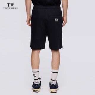 Teenie Weenie Men小熊男装休闲裤男2024夏季运动卫裤短裤男士裤子 藏青色 185/2XL