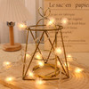 TaTanice 灯串 女神节礼物装饰灯led房间布置氛围暖色毛球灯3米20灯电池款