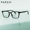 PARZIN 帕森 近视眼镜架 男女通用时尚轻盈TR黑框休闲斯文镜 可配近视 31025