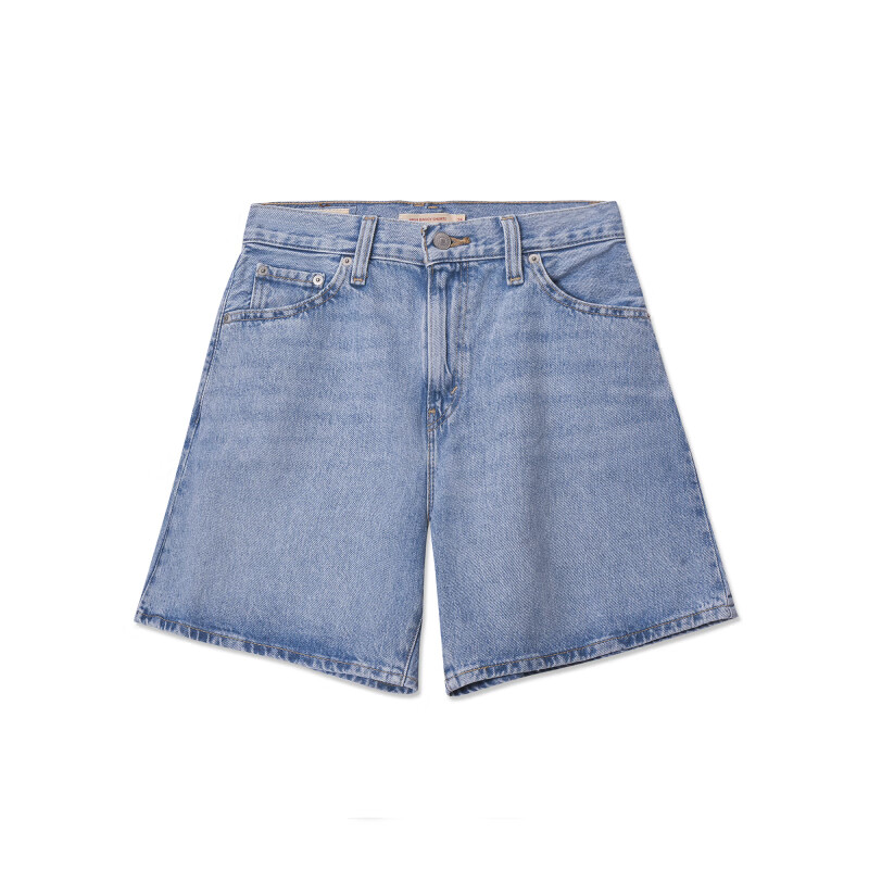 Levi's 李维斯 女士BAGGY高腰直筒牛仔短裤 A9311-0000